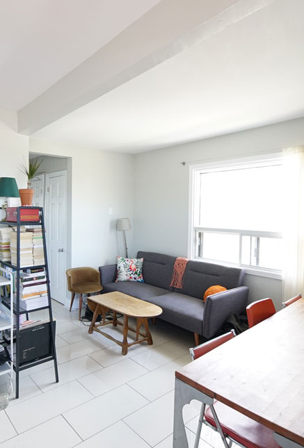 Indoor apartment painting Villeray Montreal