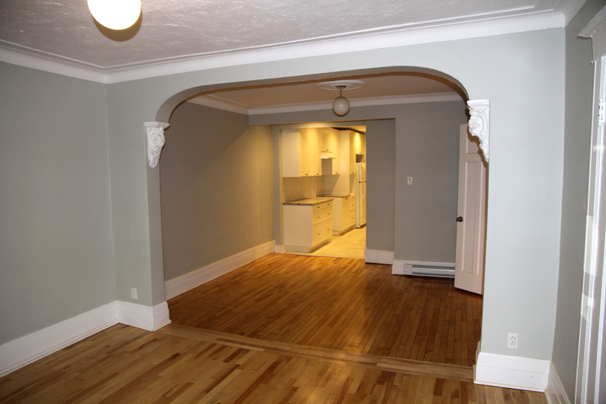 Painting apartment in Outremont Montreal
